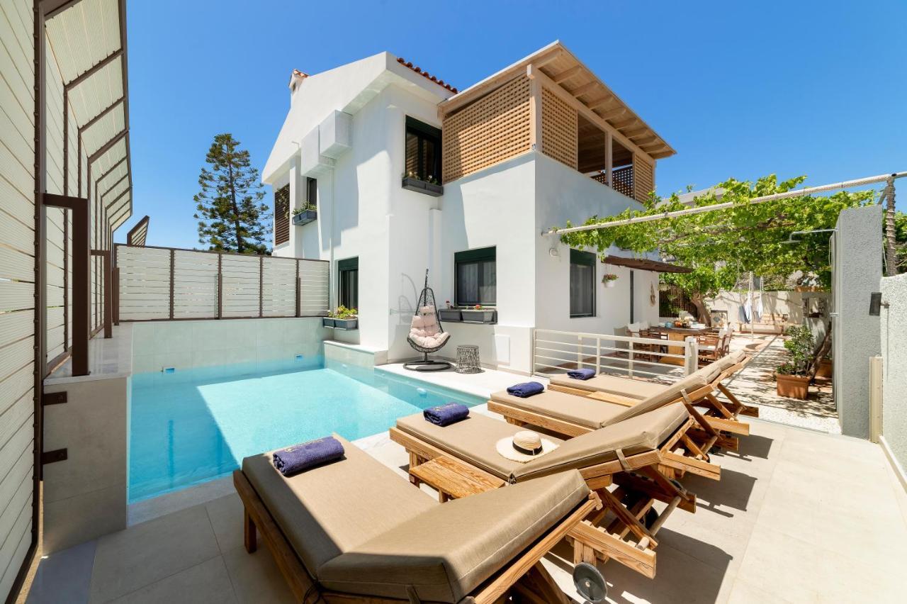 Paradisos Luxury Villas Next To Beach Koutsouras Luaran gambar