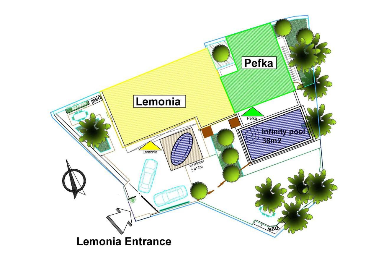 Paradisos Luxury Villas Next To Beach Koutsouras Luaran gambar