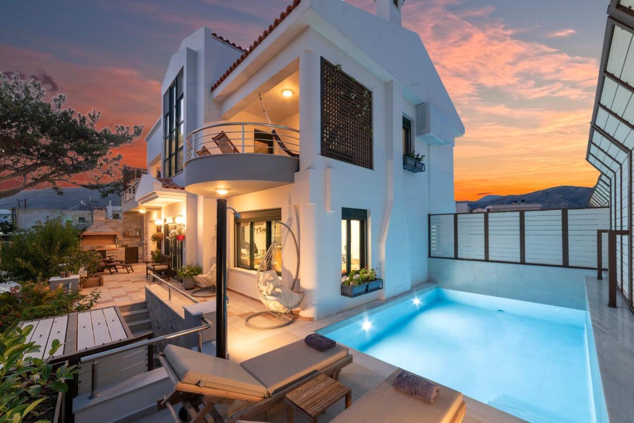 Paradisos Luxury Villas Next To Beach Koutsouras Luaran gambar