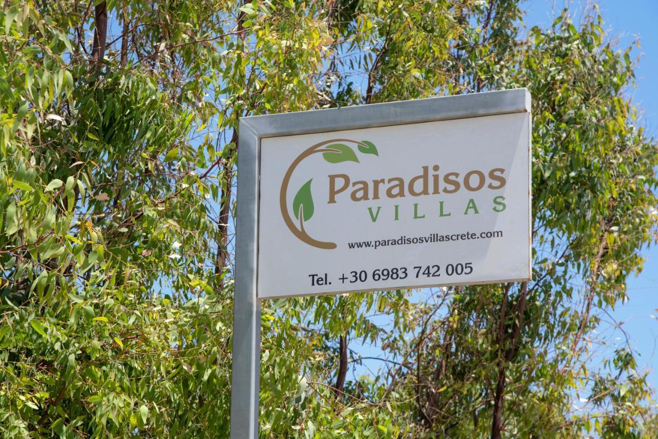 Paradisos Luxury Villas Next To Beach Koutsouras Luaran gambar
