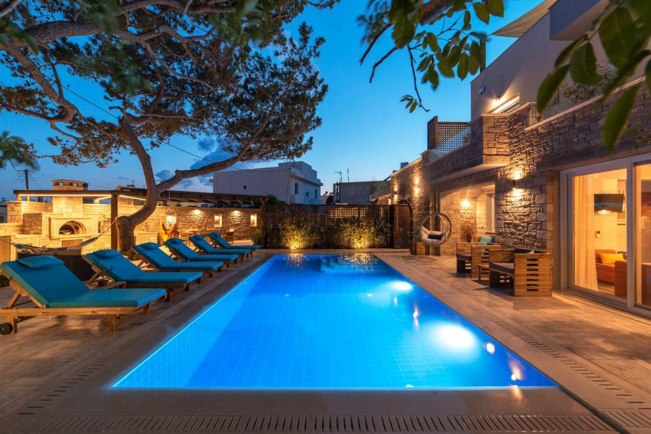 Paradisos Luxury Villas Next To Beach Koutsouras Luaran gambar